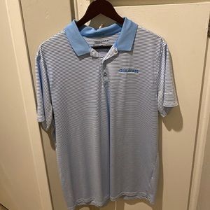 University of San Diego Striped Golf Polo Shirt